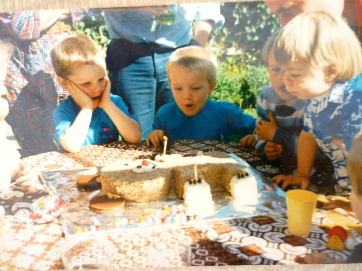 Isti diapozitiv po odstranitvi stekla, skeniran na Nikon Coolscan 9000 ED — oster, brez obročev